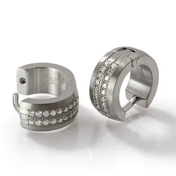 0505-10 Boccia Titanium Earrings