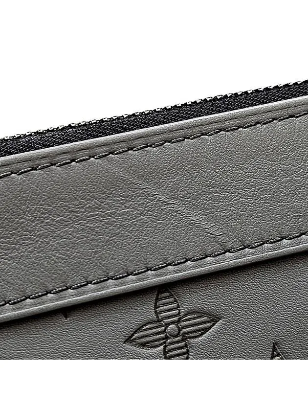 Antrasheet Gray Monogram Shadow Calfskin Pochette Discovery Clutch