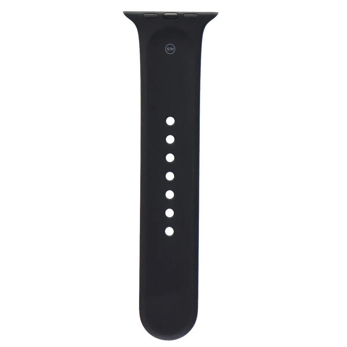 Apple Watch Sport Band Strap (S/M) 45mm/44mm/42mm - Black / Adjusting Side