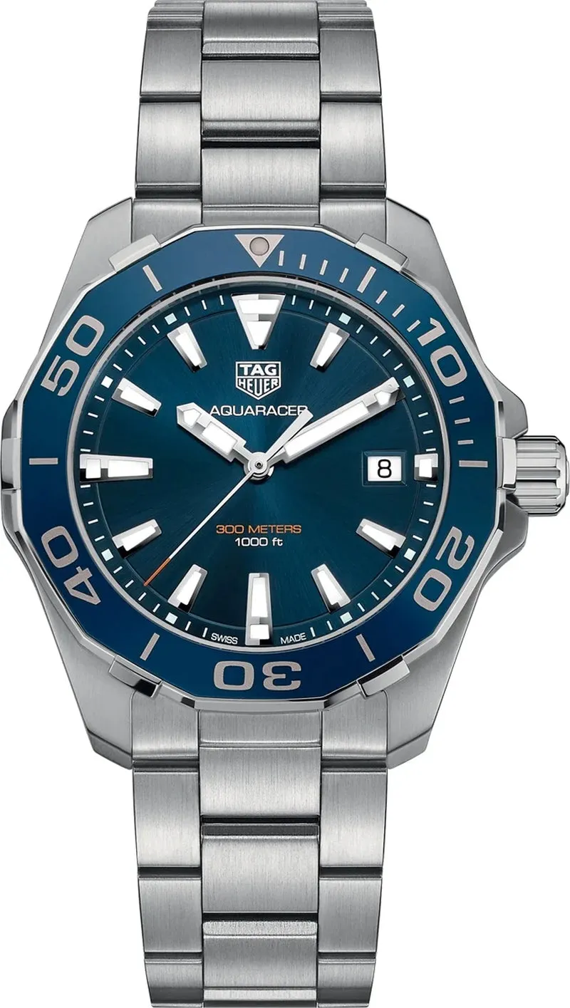 Aquaracer Stainless Steel Men's Watch WAY111C.BA0928