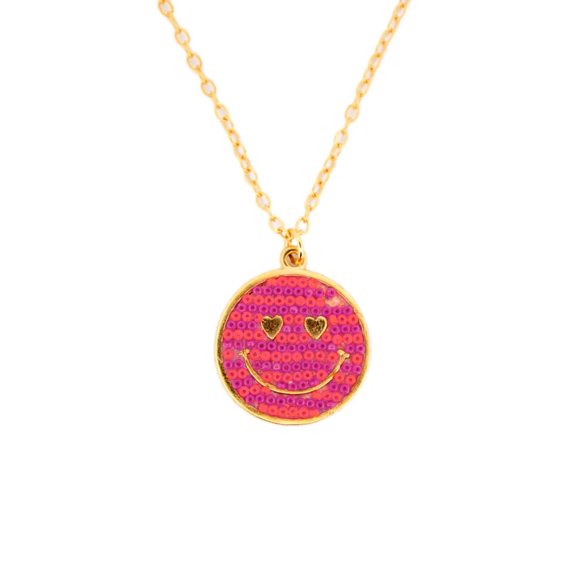 Big Smiley Choker Necklace