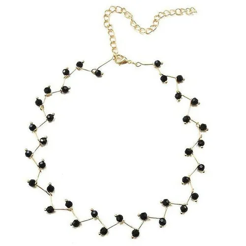 Black Beads Necklace Cross | Black Bead Necklaces Women | Black