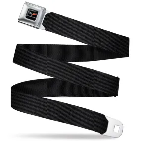 C6 Seatbelt Belt - Black Webbing