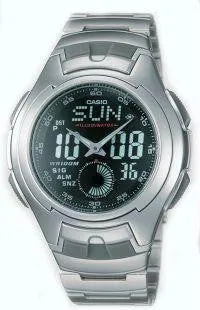 Casio Men's Stainless Steel Ana-digi Sport Watch