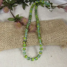 Classic Green Crystal Beaded Necklace