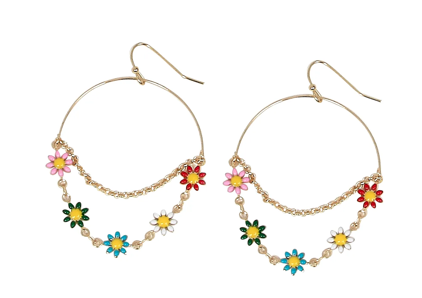 Daisy Chain Chandelier Earrings