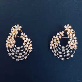 Dazzle | Gold & silver plated simulated diamond earrings