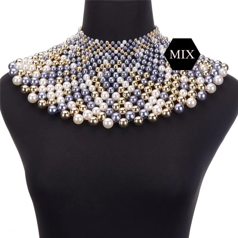 Egyptian Inspired Style Maxi Choker Necklace