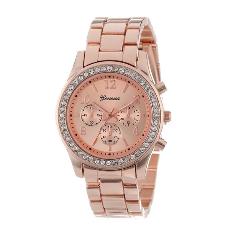 Geneva Classic Luxury Rhinestone Watch Women Watches Fashion Ladies Watch Women's Watches Clock Reloj Mujer Montre Femme