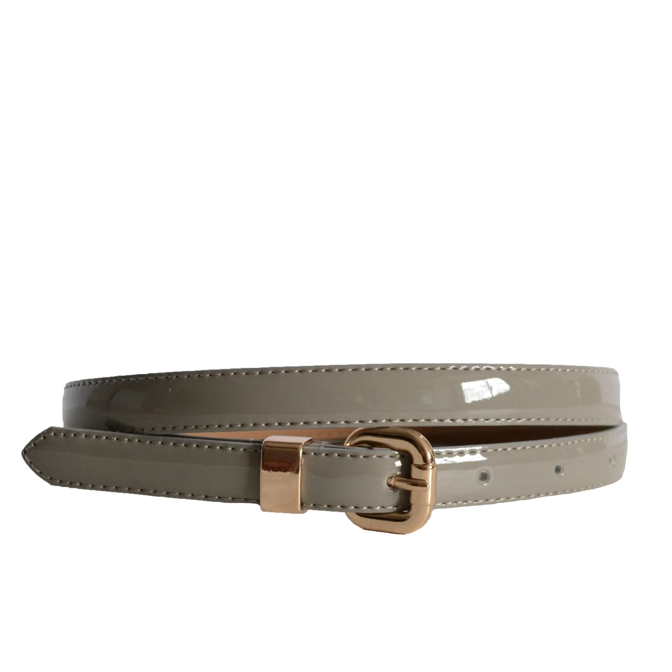 Gift Box 2 Belts | Women's Grey & Red Skinny Leather Belt Gift Set