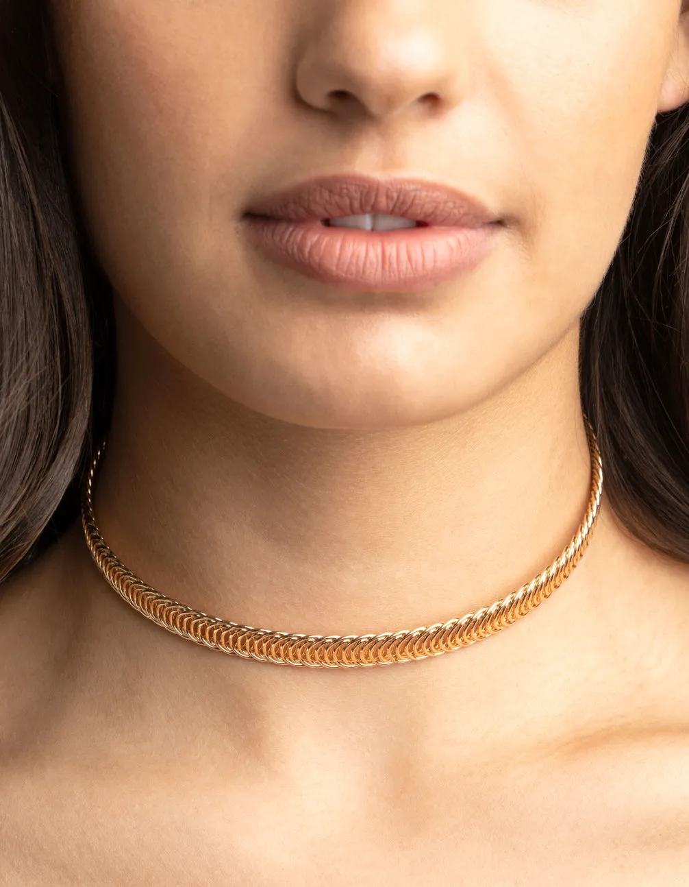 Gold Tattoo Choker