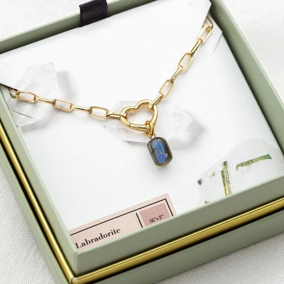 Listen to Your Heart - Labradorite Necklace