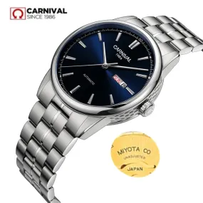 MIYOTA2020 mechanical watches men luxury brand Carnival automatic men watch gold military reloj hombre sapphire sport waterproof