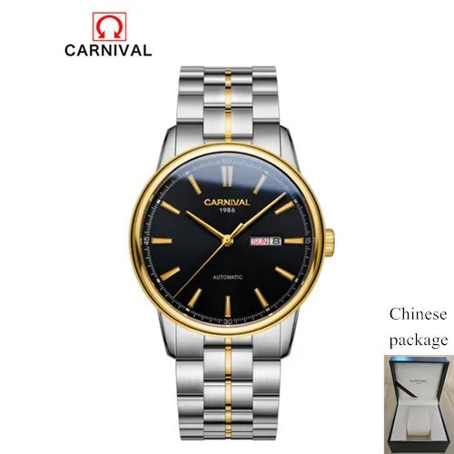 MIYOTA2020 mechanical watches men luxury brand Carnival automatic men watch gold military reloj hombre sapphire sport waterproof