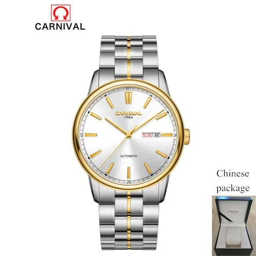 MIYOTA2020 mechanical watches men luxury brand Carnival automatic men watch gold military reloj hombre sapphire sport waterproof