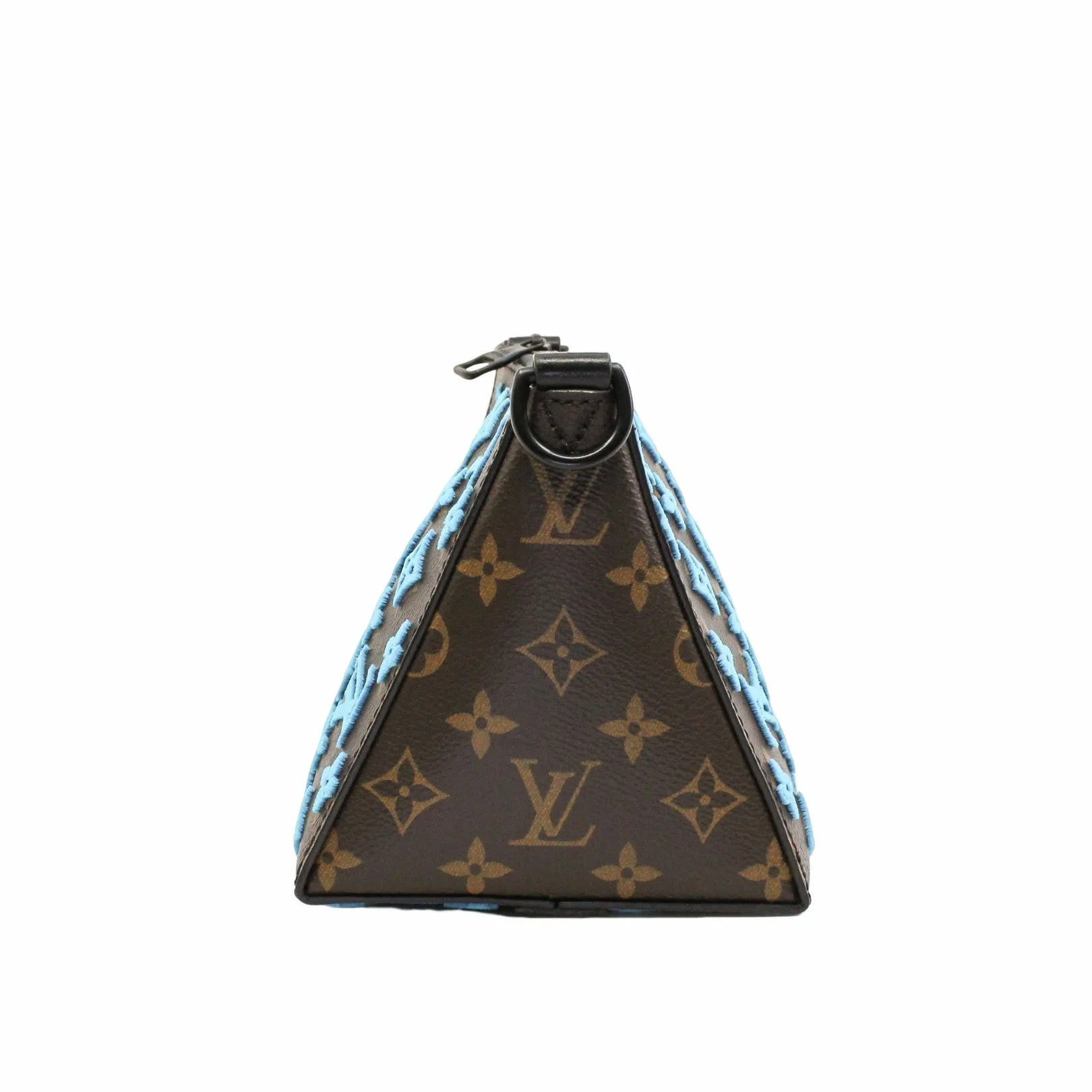 Monogram Tuffetage Triangle Messenger Turquoise rrp3950