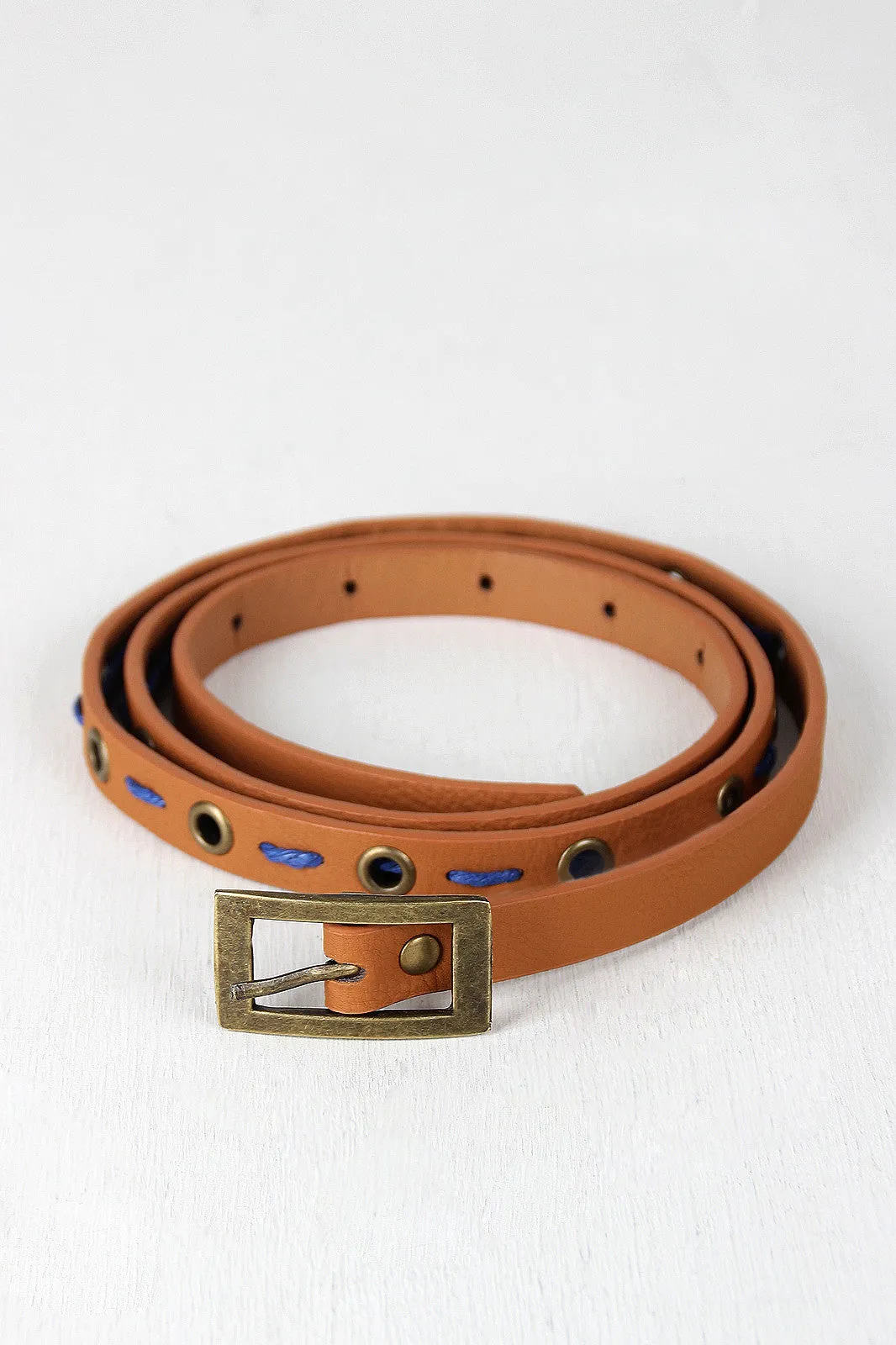 Morse Code Skinny Belt