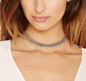 Necklaces - Edge Silver Choker