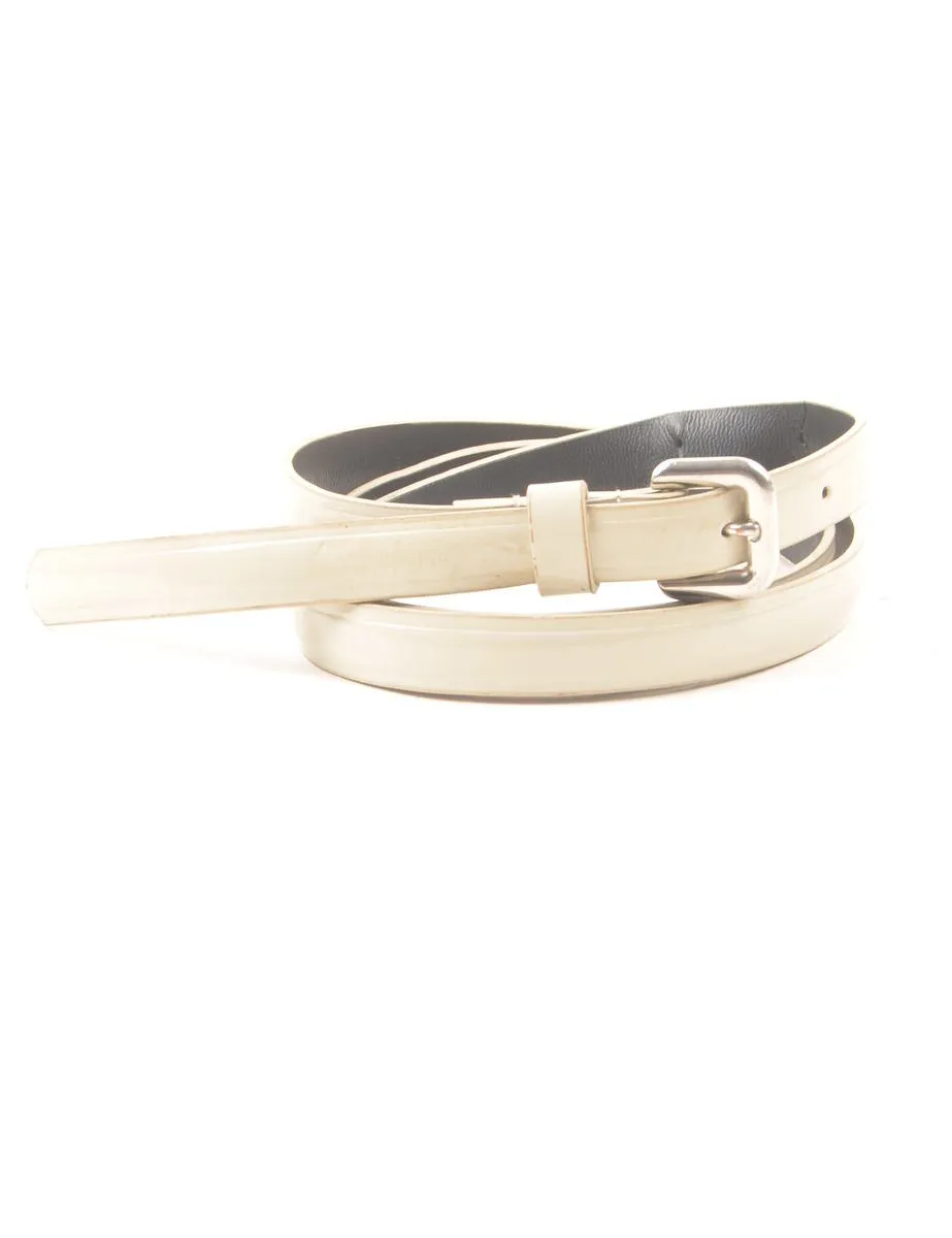 Off White Skinny Belt - M