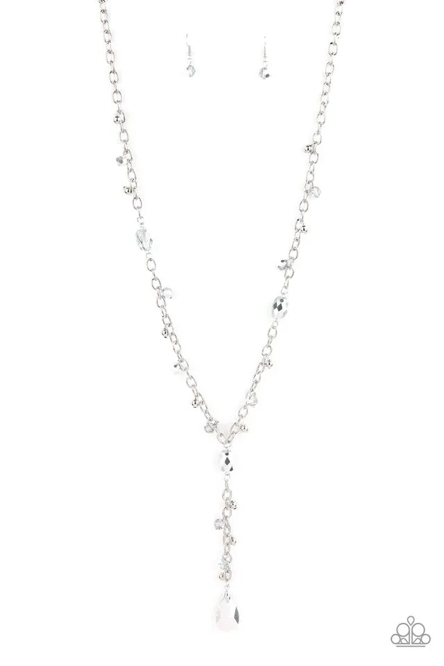 Paparazzi Necklace ~ Afterglow Party - Silver