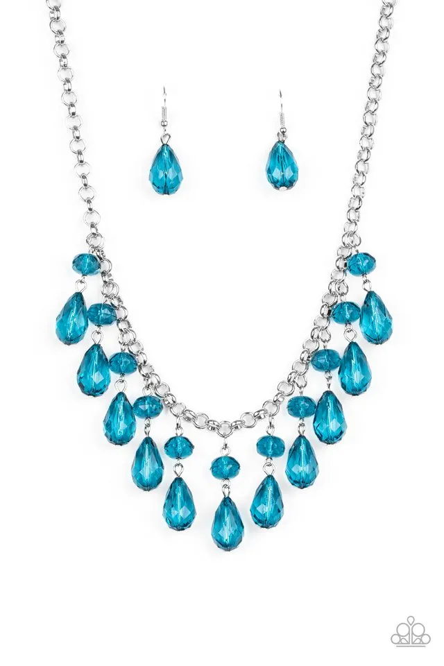 Paparazzi Necklace ~ Crystal Enchantment - Blue