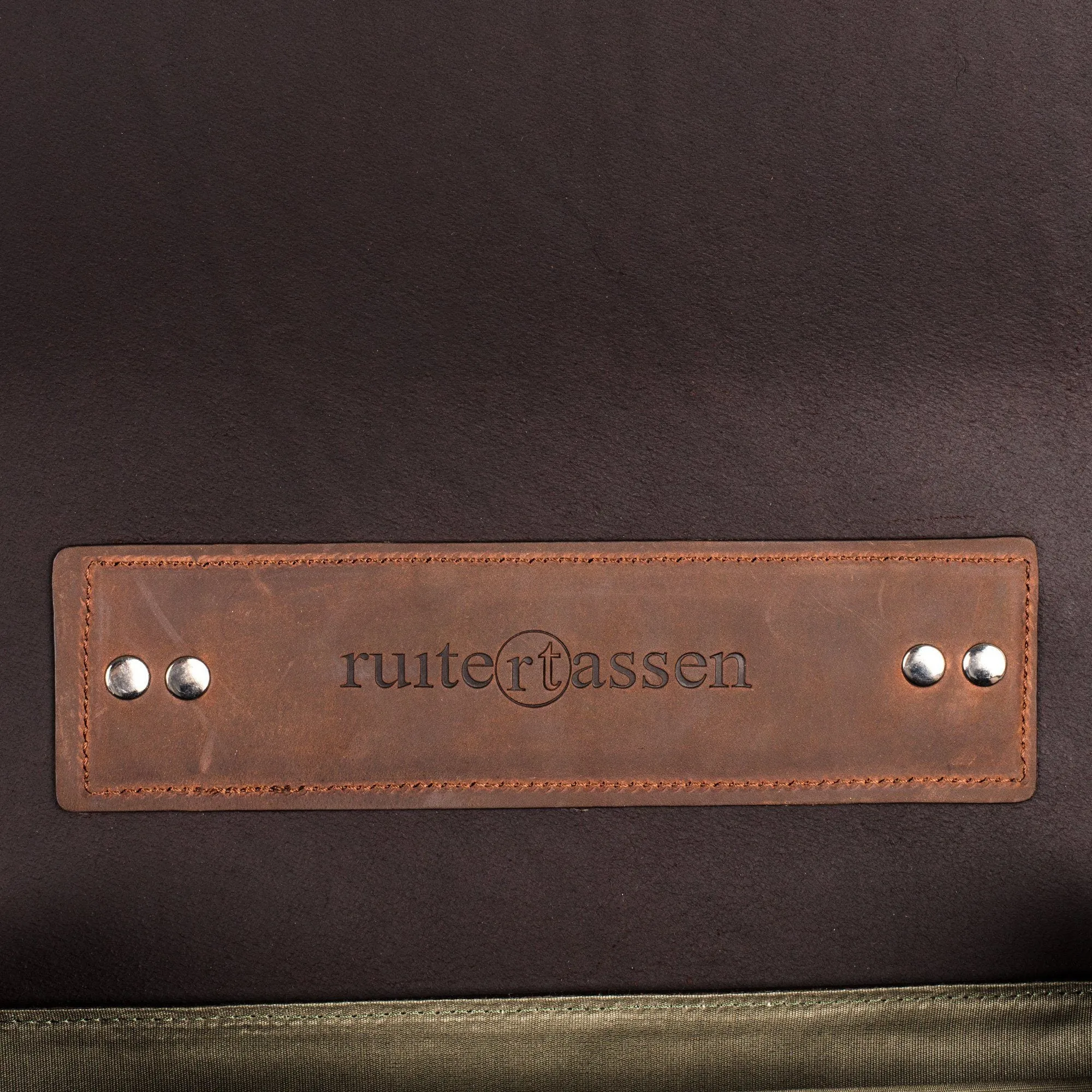 Ruitertassen Classic 2178 Leather Messenger Bag, Ranger Brown