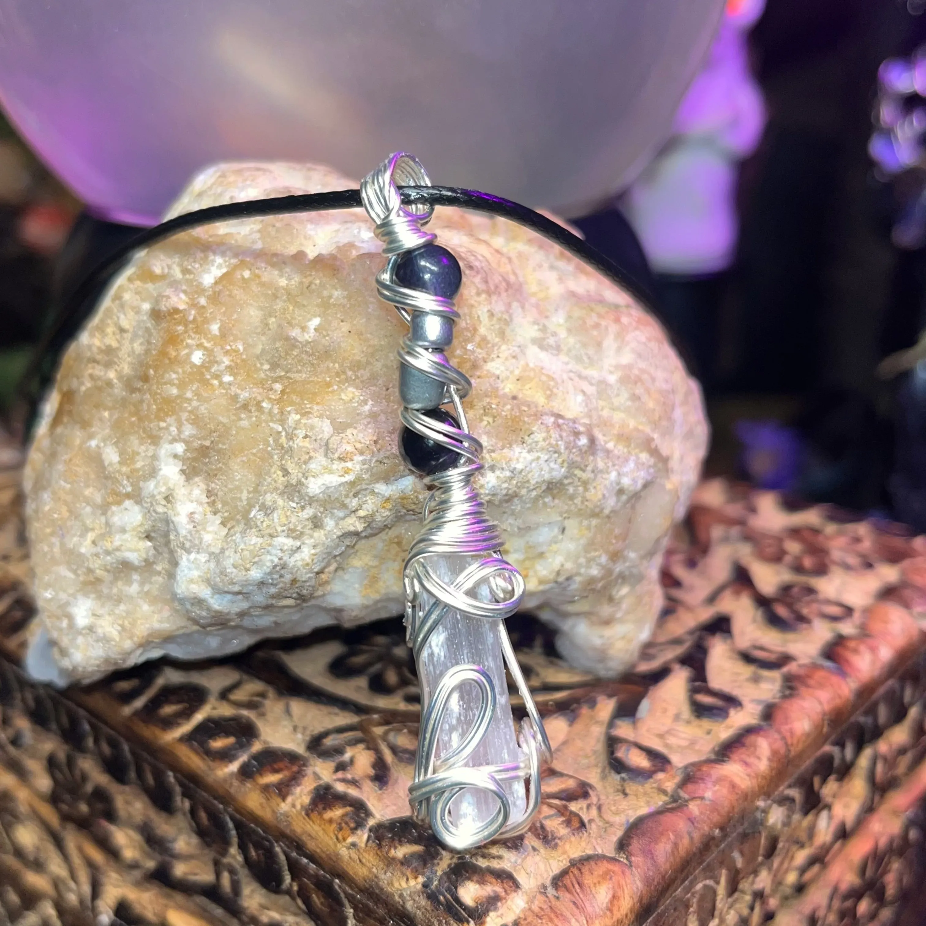 Selenite Crystal Necklaces