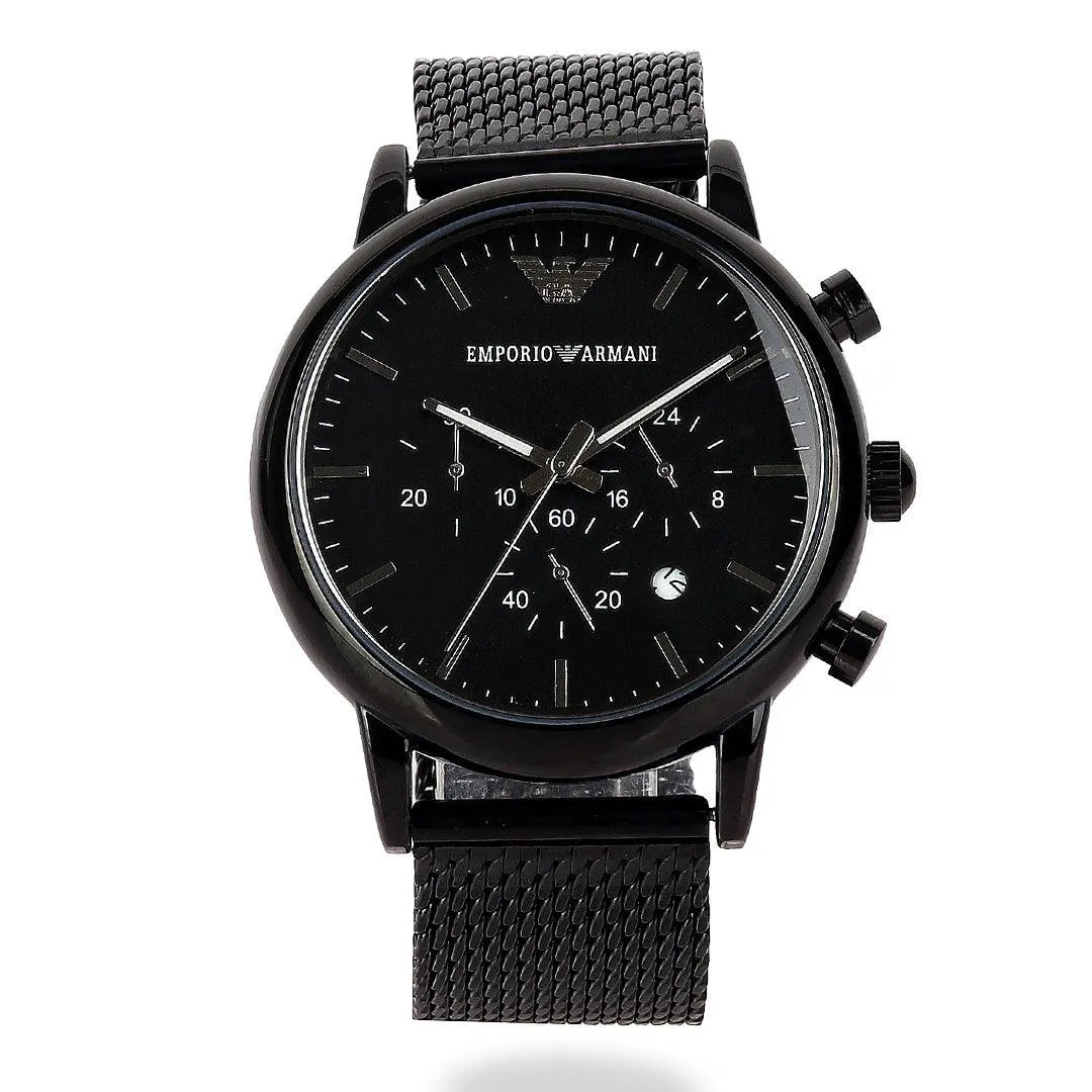 Sport Chronograph Men's Black Watch