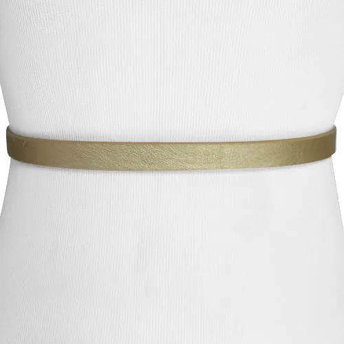 Steve Madden- Gold Skinny Belt for Women