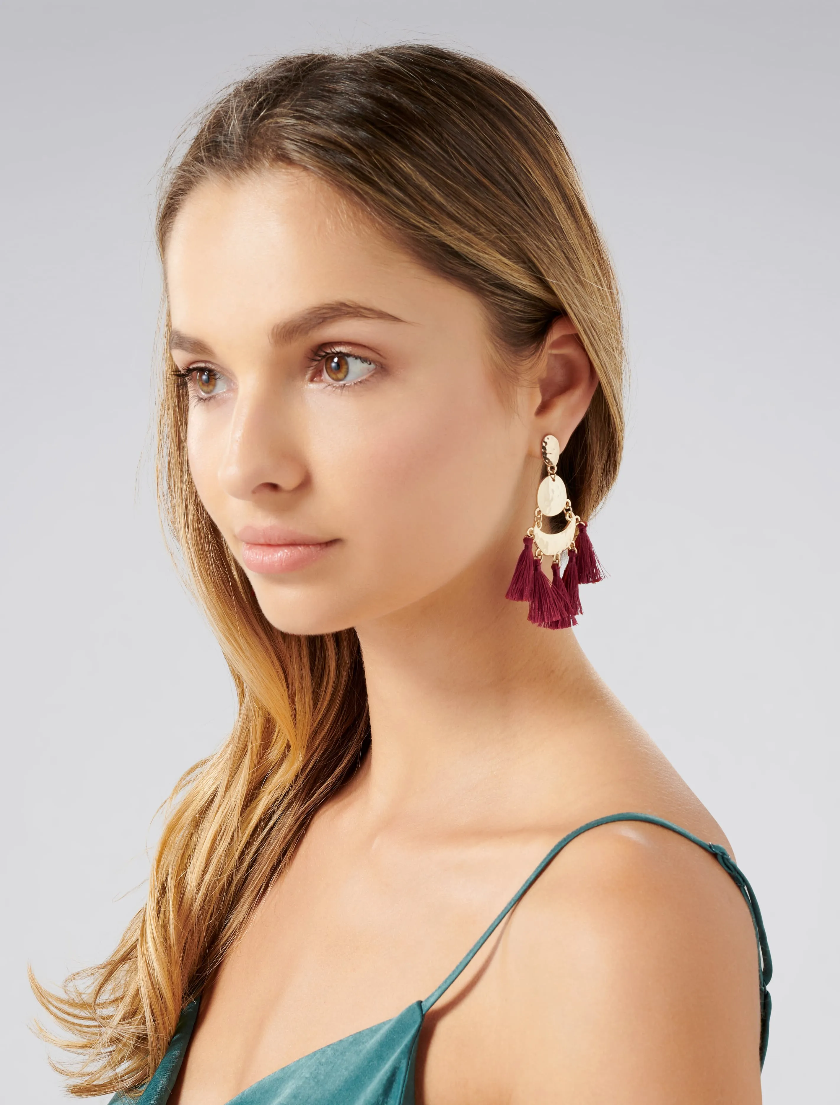 Theo Chandelier Tassel Earrings