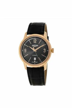 vulcain 42mm 18k rose gold men's watch