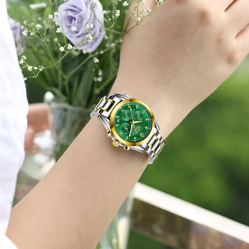 Women Top Brand HD Bright Quartz Luxury Wrist Watch